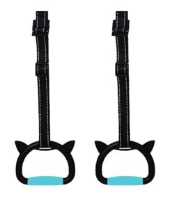 Kids Gymnastic Rings Set with Adjustable Straps for Home Exercise
