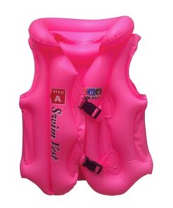Kids Inflatable Safety Swimming Vest - Pink
