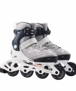 Kids' Inline Fitness Skates Fit3 - Abyss Grey - UK 5.5