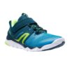 Kids' Lightweight And Breathable Rip-Tab Trainers - Teal - UK Junior 10