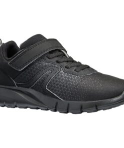 Kids' Lightweight And Waterproof Rip-Tab Shoes - Black - UK Junior 9.5