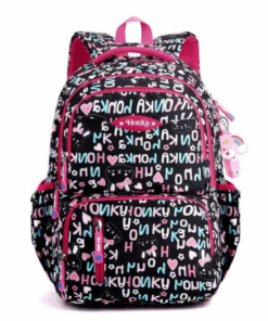 Kids' Orthopedic Primary School Backpack - BlackRed