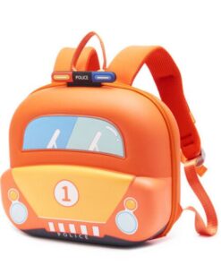 Kids Police Backpack - Orange