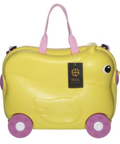 Kids Ride On Duck Suit Case Soul Lifestyle - Yellow, Pink