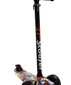 Kids Ride on Light Up 3 Wheeler Scooter with Graffiti Design D