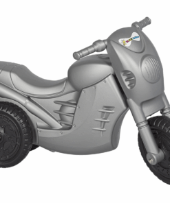 Kids Ride-On Plastic Push-Bike - Silver