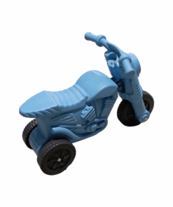 Kids Ride-On Plastic Push-Scooter Bike - Blue