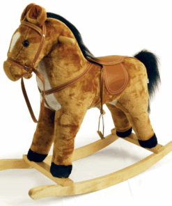 Kids Rocking Horse Pony Animal Toy - Brown