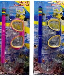 Kids Summer Pool Swimming Masks And Snorkels - Set Of 2 Pairs