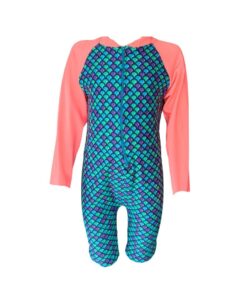 Kids Swim One Piece Suit Mermaids - 5-6 years