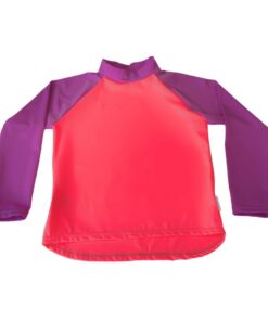 Kids Swim Rash Guard Vest - Candy Floss - 7-8 years