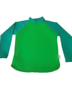 Kids Swim Rash Guard Vest - Tropical Kiwi - 5-6 years