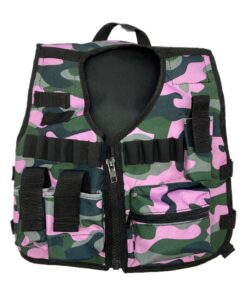 Kids Tactical Vest - Pink Camo