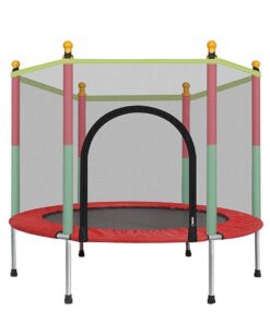 Kids & Toddlers Fun Indoor & Outdoor Mini Trampoline With 360 Safety Net