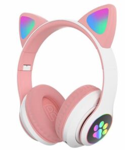 Kids Wireless Cat Ear LED Headphones