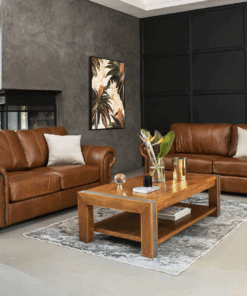 Kigali Mk2 2Piece Lounge Suite, Ginger
