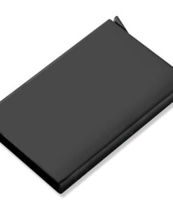 Killer Deals Aluminium Minimalist RFID-Blocking Card Protector Wallet-Black