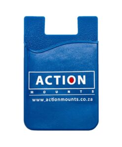 Killer Deals Cell Phone Stick-On Wallet/Credit/Business/ID Card Holder-3 Colour - Blue