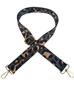 Killer Deals Handbag /Purse/Shoulder Canvas Replacement Strap - Grey Leopard