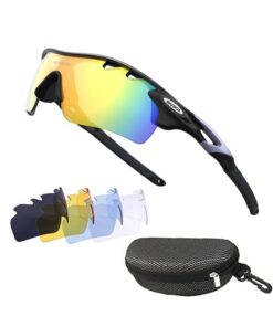 Killer Deals Rivbos Polarised 5 Lens Triathlon Run Cycle Sunglasse