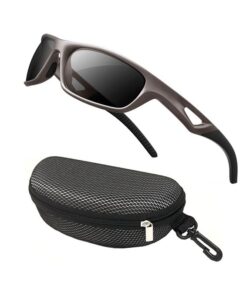 Killer Deals RIVBOS RB831 Polarized Sports/Outdoor/Driving Sunglasses - Grey