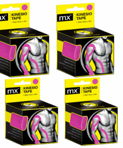 Kinesio Tape - Pink 5cm x 5m- 4 Boxes