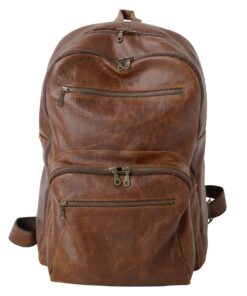 King Kong Business Leather Backpack - Pecan