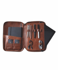 King Kong Leather iPad & Notebook Pouch Brown