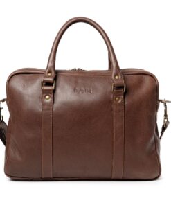 King Kong Leather MacBook Air 15inch Messenger Buffalo Bag - Brown