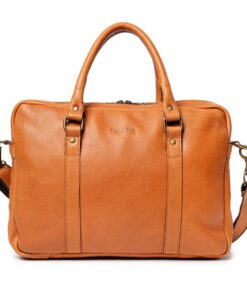 King Kong Leather MacBook Air 15inch Messenger Buffalo Bag - Tan