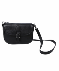 King Kong Leather Mary Saddle Bag Black