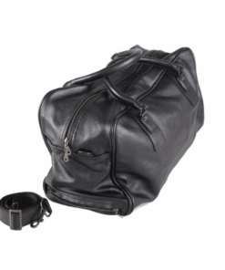 King Kong Leather Travel Bag - Black