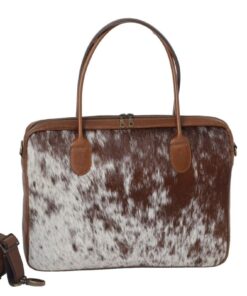 King Kong Nguni Business Crossbody Bag - Brown