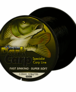 Kingfisher DARK CARP Nylon Fishing Line .30MM, 6.8KG/15LB, Colour Black, 600M Spool