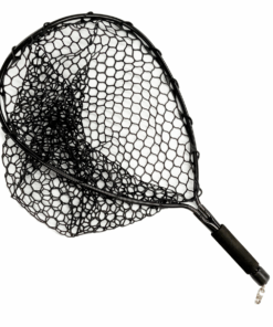 Kingfisher Fishing Rubber Mesh Landing Net With Scale