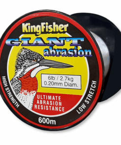 Kingfisher Giant Abrasion Nylon .20MM 2.7KG/6LB Colour Clear 600m Spool
