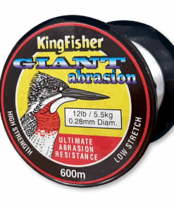 Kingfisher Giant Abrasion Nylon .28MM 5.5KG/12LB Colour Clear 600m Spool