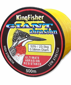 Kingfisher Giant Abrasion Nylon .58MM 23.5KG/52LB Colour Gold 500m Spool