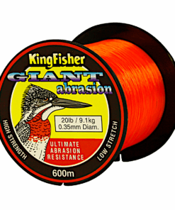 Kingfisher Giant Abrasion Nylon Fishing Line .35MM, 9.1KG/20LB Colour Orange, 600M Spool