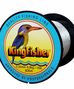 Kingfisher Nylon Fishing Line 6.8KG/15Lb .35MM Colour White 600m Spool