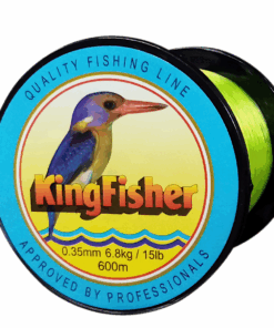 Kingfisher Nylon Fishing Line 6.8KG/15Lb .35MM Colour Yellow 600m Spool