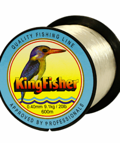 Kingfisher Nylon Fishing Line, Colour White, 9.1KG .40MM, 600M Spool