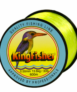 Kingfisher Nylon Fishing Line, Colour Yellow, 13.6KG .50MM, 600M Spool