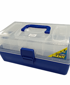 Kingfisher Seathru Buddy Fishing Tackle Box -2 Tray