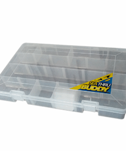 Kingfisher Seathru Buddy Utility Fishing Box - 24 Adjustable Compartments