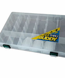 Kingfisher Seathru Buddy Utility Fishing Box - 36 Adjustable Compartments