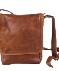Kingkong Leather 10 inch Messenger Bag - Brown
