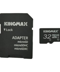 KINGMAX 32GB Micro SDHC Memory Card with SD Card Adaptor 80MB/s