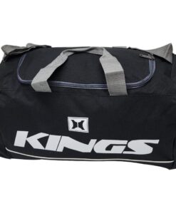 Kings - Travel Sports Bag - Traveling Bag - Gym Bag - Over Night Bag - Sports Bag - Black