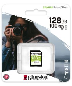 Kingston 128GB SDXC Canvas Select Plus 100R C10 UHS-I U3 V30